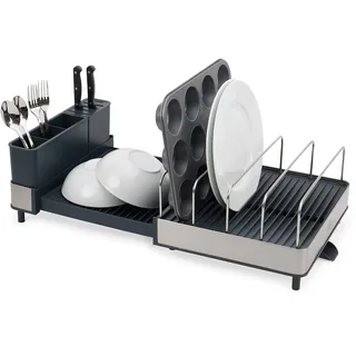 Joseph Joseph Extend Max Steel Abtropfgestell 38 x 18 cm Grau
