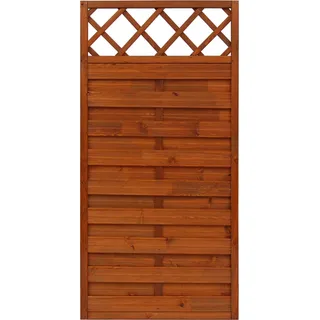 Andrewex Sichtschutzzaun Element Country 180 x 90 cm teak