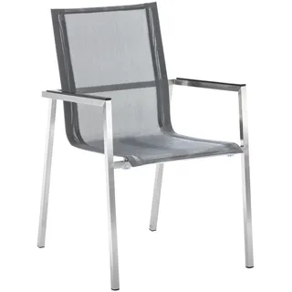 Niehoff Urban Gartenstuhl 56 x 65 x 88 cm grau/silber