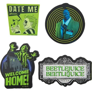Cinereplicas Beetlejuice Kühlschrankmagnet 4 Einheiten One Size