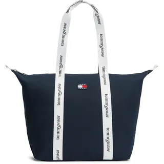 Tommy Jeans Tragetasche "TJW ESS DAILY TOTE" Schultertasche, Shopper mit kontrastiven Henkeln, nachtblau