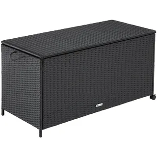 Tectake Auflagenbox Kuusamo 117 x 54 x 64 cm Schwarz