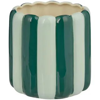Butlers Blumenübertopf Circus , Grün , Stein , 15 cm , Dekoration, Blumen & Blumentöpfe, Übertöpfe
