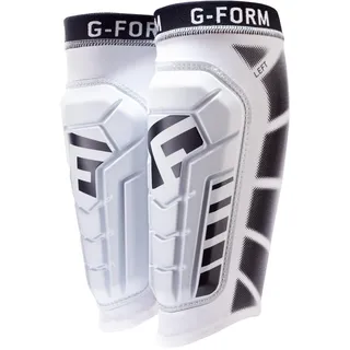 G-Form Pro-S Vento Fußball Schienbeinschoner - Fußball und Schienbeinschoner Ärmel - Weiß, Jugend S/M
