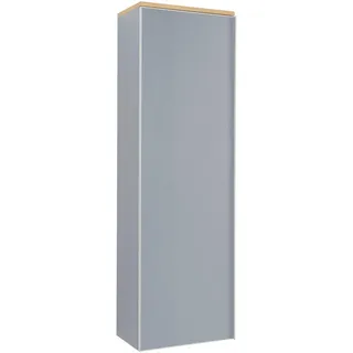 Novel Garderobenschrank , Grau, Eichefarben , Holzwerkstoff , Balkeneiche , 3 Fächer , 54x170x31 cm , Goldenes M, Made in Germany, DGM-Klimapakt , Beimöbel erhältlich, Typenauswahl, wandhängend , Garderobe, Garderoben-Sets & Garderoben-Serien, Garderoben-Serien