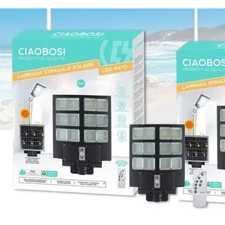 Leuchtturm LED Straßenlaterne Straße 700w Solarpanel Sensor -dämmerung Ip67 Linq