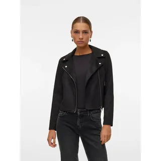 Vero Moda Jose Short Lederjacke Schwarz M