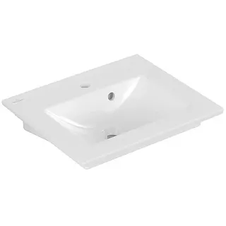 Handwaschbecken Villeroy & Boch Venticello 500 x 420 mm, 1 Hahnloch, mit Überlauf, weiß - 41245001