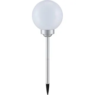 Ambia Garden Solarleuchtenset , Weiß , Kunststoff , 3-teilig , rund , 10 cm , mit Schalter , Lampen & Leuchten, Außenbeleuchtung, Solarleuchten