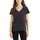 V-Neck T-Shirt Rot/S schwarz S