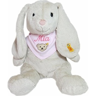 Steiff Soft Cuddly Friends Hoppie Hase 38 cm hellgrau