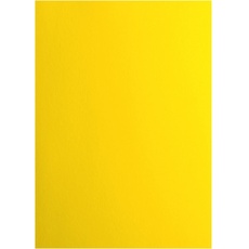 Vaessen Creative 2927-005 Florence Cardstock Papier, Gelb, 216 Gramm/m2, DIN A4, 10 Stück, Glatt, für Scrapbooking, Kartenherstellung, Stanzen und andere Papierbasteleien