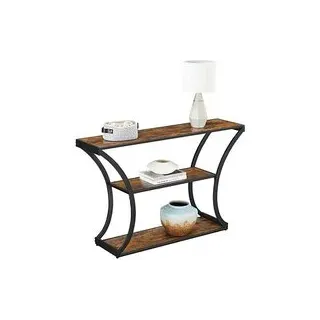 VASAGLE Konsolentisch rechteckig Spanplatte braun 120,0 x 30,0 x 80,0 cm, 1 St.