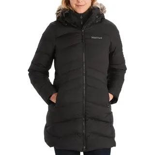 Marmot Wm's Montreal Coat, Leichte Daunenjacke, wasserdichter Daunenparka, warmer Wintermantel, regendichte Winterjacke, winddichte Funktionsjacke mit Kapuze, Black, M