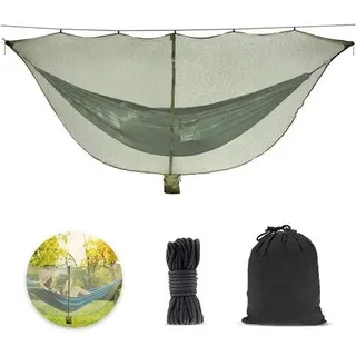 Camping-Hängematte mit 360-Grad-Schutz und Zweigeteiltes Ritsverschluss für Garten, Camping und Strand