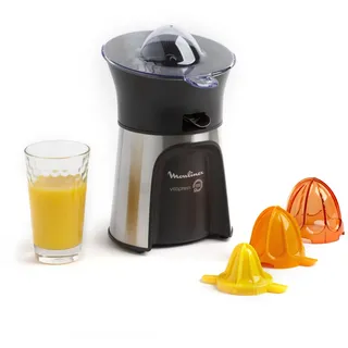 Moulinex Vitapress Elektrische Zitruspresse Edelstahl/Schwarz