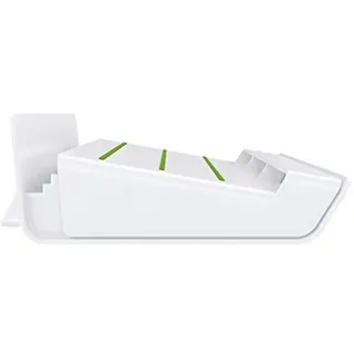 Leitz 62891001 Ladegerät mit Vier Anschlüssen und Ständer mit 3 Micro-USB-Kabeln, Multicharger XL, Weiß