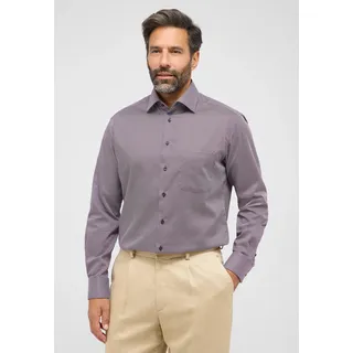 Langarmhemd ETERNA "MODERN FIT", Herren, Gr. 46, Normalgrößen, rot, Twill, 100% Baumwolle, tailliert, Manschette, Hemden Langarmhemd, NON IRON (bügelfrei)