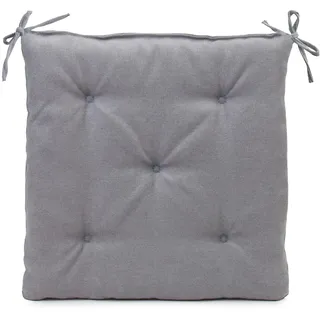 Gözze Darco Stuhlkissen 40 x 40 cm Silber