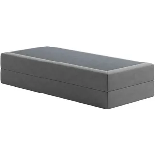home collective Boxspringbett 90 x 200 cm H2 Grau