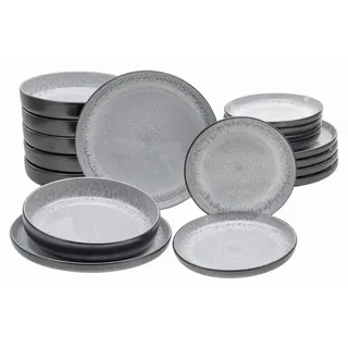 CreaTable Nordic Fjord Tafelservice 18-tlg. grau