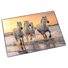 Bild von Schreibunterlage Pferde am Strand, x