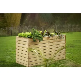 Westmann Hochbeet Holz Fichte XL 160 x 70 x 90 cm Braun