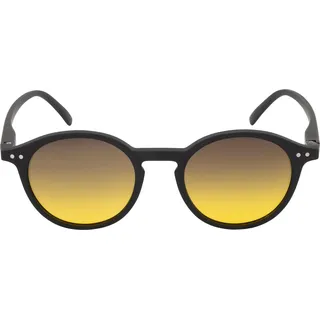Cressi Glance Sunglasses Black/Fume Lens Yellow - Polarisierte Unisex Sportsonnenbrille, Perfekt für Strand, zum Boot und Angeln, Gestell PC Schwarz, Gläser TAC Rauchgelb