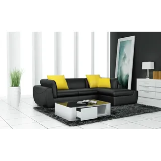 Ledersofa Couch Wohnlandschaft Ecksofa Eck Garnitur Design Modern  Sofa F_3014B