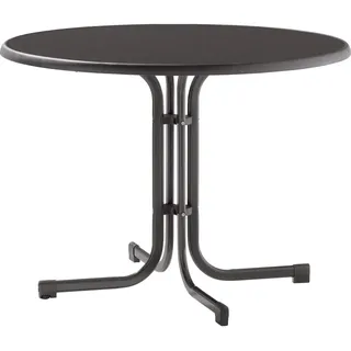 Sieger Klapptisch Ø 100 x 72 cm Eisengrau