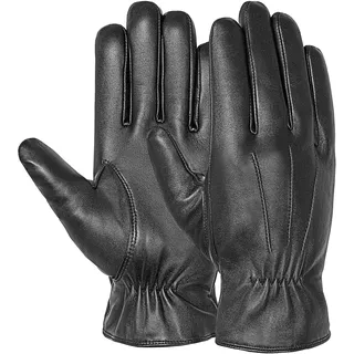 Reusch Herren Lederhandschuhe Winter – Sheepskin Volllederhandschuhe mit Wollfutter – Weich, Atmungsaktiv & Elegant – Klassisches Design für Beruf & Freizeit