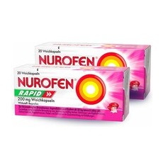 Nurofen® Rapid 200 mg Doppelpack - Jetzt 10% sparen mit dem Gutscheincode 'nurofen10“