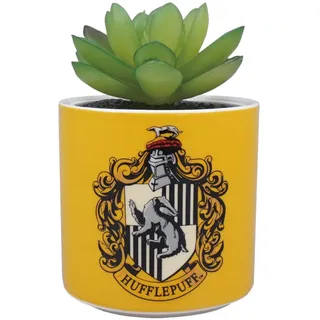 Harry Potter Half Moon Bay Indoor Plant Pot | Ceramic Plant Pot & Indoor Plant Pots | Indoor Pots for Plants | Decorative Plant Pots Indoor | Indoor Planter Gifts | Hufflepuff Plant Pot