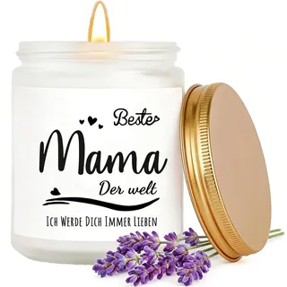 Kerzen muttertag lavendel duftkerze Duftkerzen im Glas | 7oz 200 Gramm Lavendel Natürliches Sojawachs Kerzen Geburtstagsgeschenk für Mutter Beste Muttertagsgeschenke für Mama von Tochter Sohn