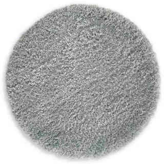 WohnDirect Hochflor Badematten Malmö , Grau , Textil , Rund , 56x56 cm , Oeko-Tex® Standard 100 , Heimtextilien, Badtextilien, Badematten