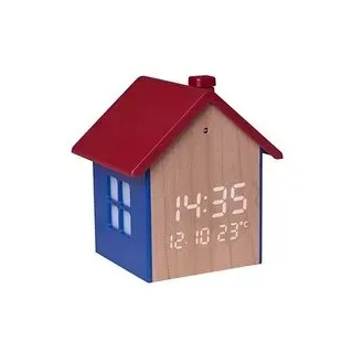 TFA® Kinderwecker Häuschen bunt Kunststoff 8,9 x 9,6 cm