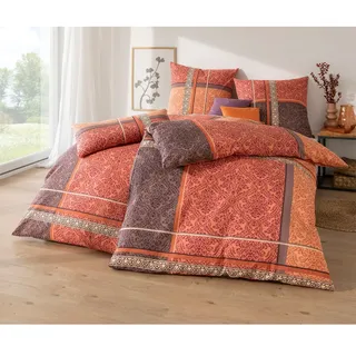 Biberna Bettwäsche 2 Stk. tlg., orange