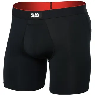 SAXX Multi-sport Mesh Brief Boxershorts Black L 2er Pack
