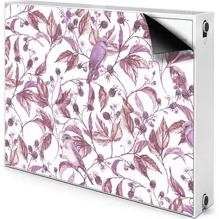 Magnet Heizkörper Heizkörper-Abdeckung Heizkörperabdeckung 80x60 cm - Vögel, auf, Zweige