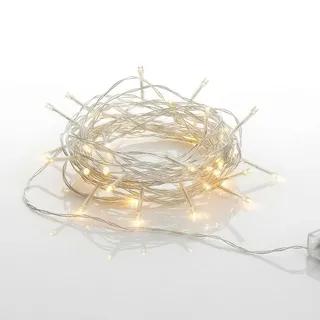 Spetebo Lichterkette 30 LED warm weiß mit Timer batteriebetrieben - 3 m | Weihnachts Beleuchtung für Innen - Indoor Weihnachten Advent Winter Tisch Fenster Deko Batterie betrieben