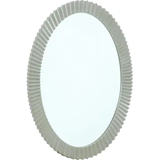 Spiegel Oval  Badspiegel Badezimmerspiegel Hängespiegel Wandspiegel Wand Bad - Grau