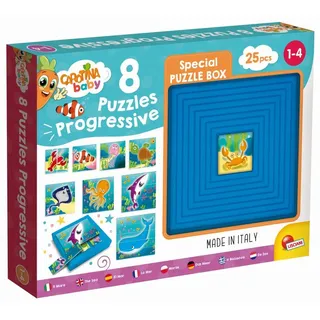 Liscianigiochi La Mer Carotina Baby progressive Puzzles mit selbstkorrigierender Unterstützung ? LISCIANI
