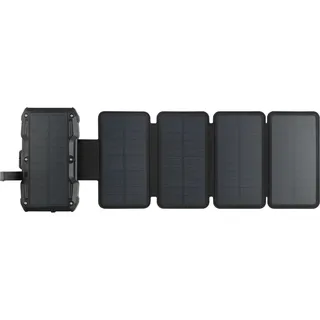 Sandberg Solar 5-Panel Powerbank 27000 mAh, 99.90 Wh), Schwarz