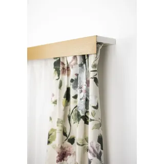 GARESA Gardinenschiene 3-läufig Ø 0 mm 220 cm Braun
