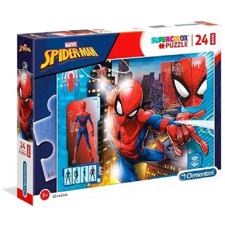 CLEMENTONI Marvel Spiderman: 24 Teile)