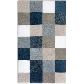 KLEINE WOLKE Caro Blau 105 x 60 cm