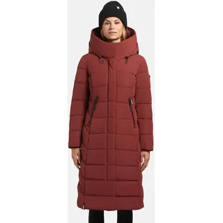 khujo Wintermantel KHUJO "Wintermantel Sensy-YM", Damen, Gr. M, rot (dunkelrot), Obermaterial: 100% Polyester PES. Obermaterial: Futter: 100% Nylon NY. 100% Polyester PES., Mäntel Wintermantel