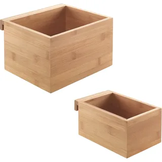 Metaltex Organizer »Mural line« Aufbewahrungsbox, Bambus braun