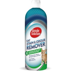 Simple Solution Katzenflecken- und Geruchsentferner | Enzymatischer Reiniger mit Pro-Bakterien Reinigungskraft - 1 Liter