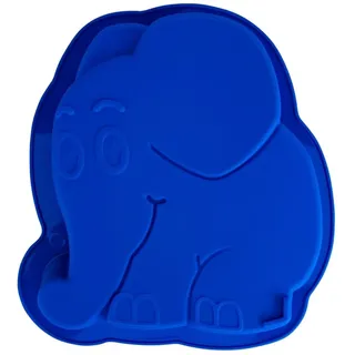Dr. Oetker Silikon-Motivbackform – Der süße Elefant aus der Sendung mit der Maus als bezaubernde Backkreation – Spülmaschinengeeignete Kuchenform mit Antihaft-Eigenschaften – 18,5 x 20,5 x 6,5 cm
